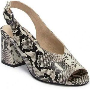 Seychelle's Playwright Peep Toe Slingback Heels Size 9.5